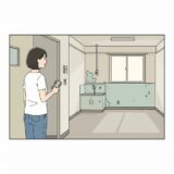 市営住宅の部屋の中