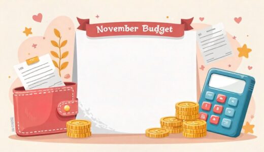 夜専介護職・40代一人暮らし・手取り20万円の11月の家計簿公開