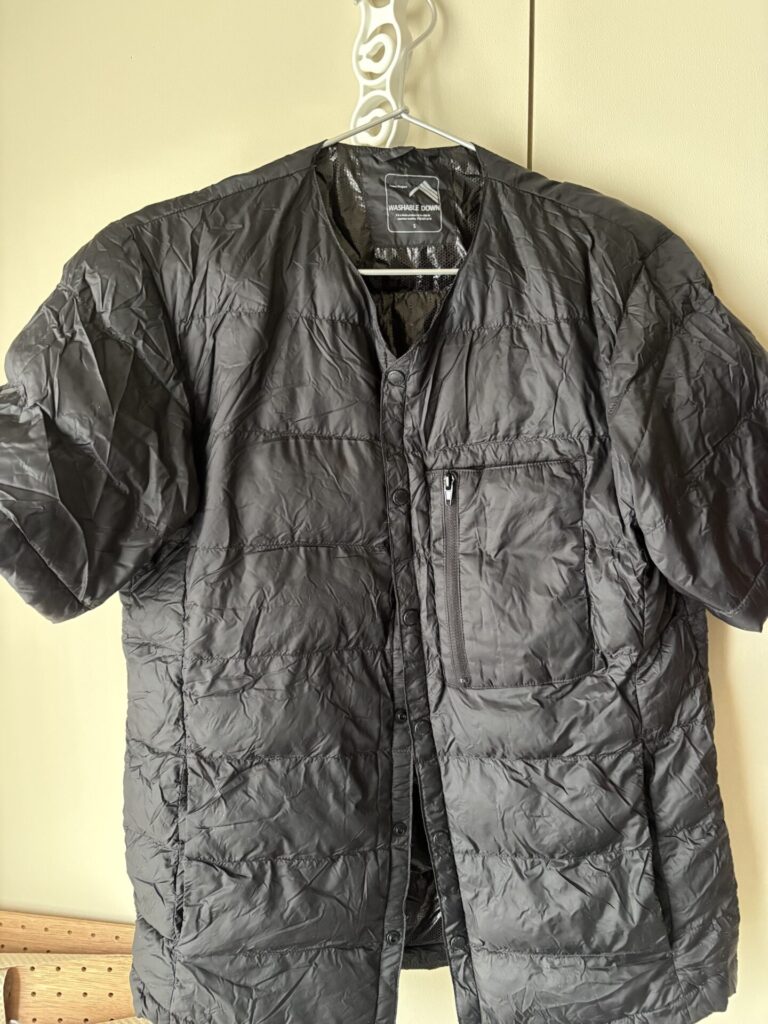 ワークマンのリペアテック(R)洗えるフュージョンダウンハーフジャケット