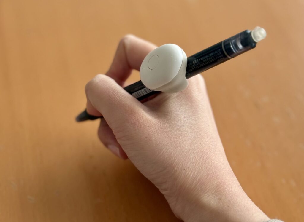 大人のやる気ペン着用