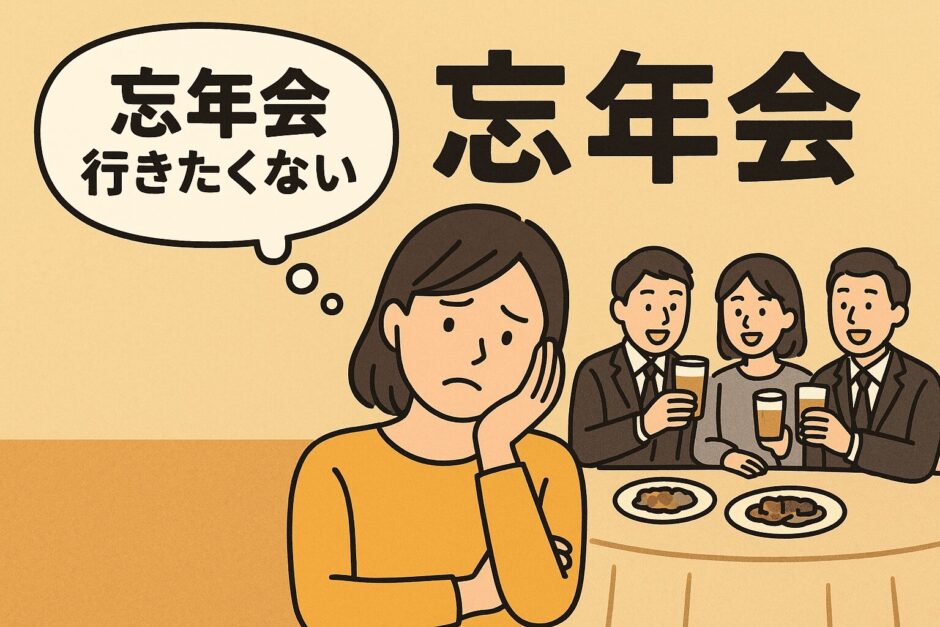 忘年会に行きたくない
