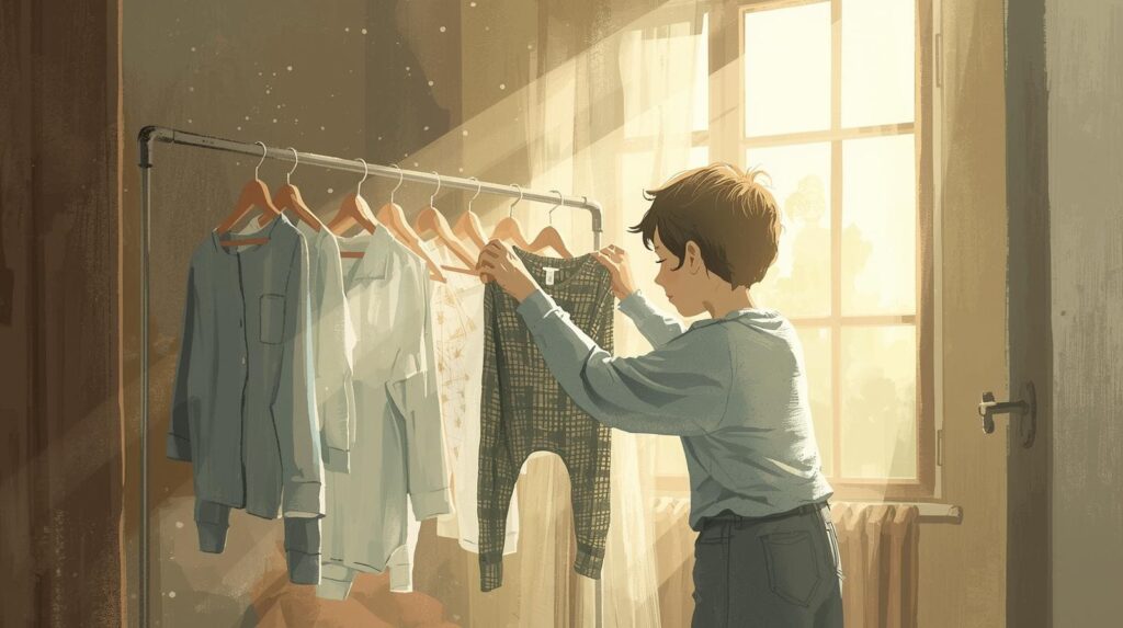 洗濯物の部屋干し