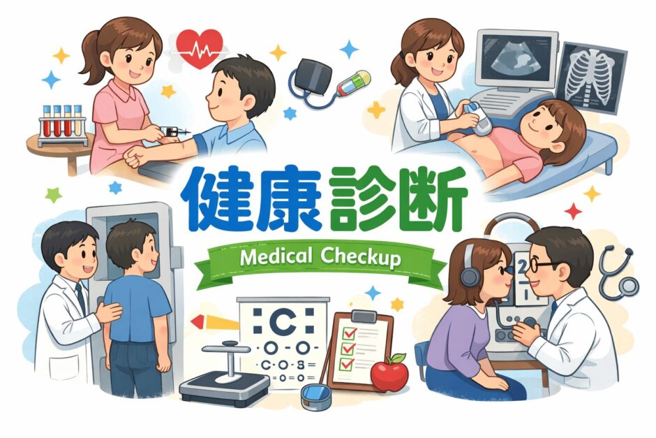 健康診断のイラスト