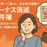 ボーナスがない非正規社員女性